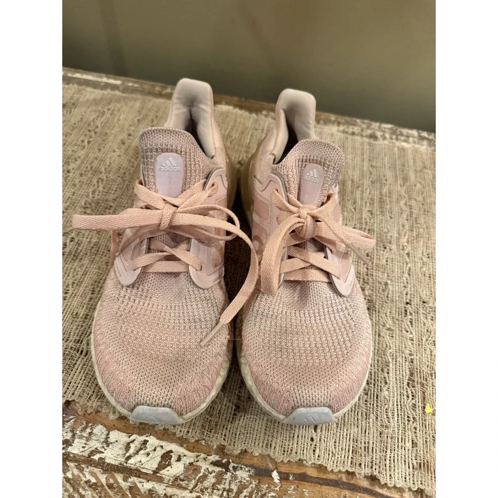 Adidas Womens UltraBoost 20 Vapour Pink Running Athletic Shoes 7.5 FV8358